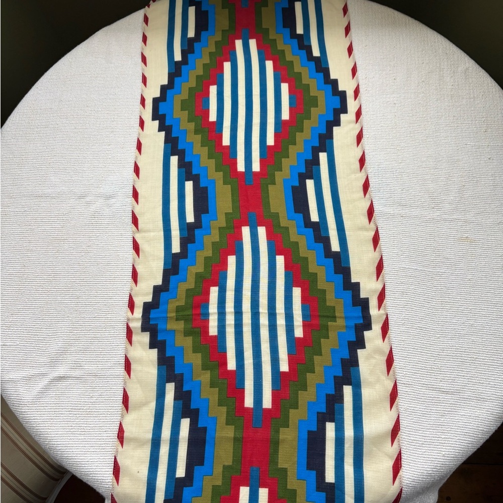 Smithsonian Ramona Sakiestewa Hopi Design Wool Scarf
